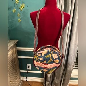 Elephant Walk Crossbody Tapestry Bag